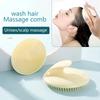 Shampoo Comb Hair Brush Scalp Meridian Unblocking Hair Bathroom Washing Head Hair Cleaning Tools Massage Comb