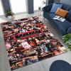 Classic Friends Central Perk Sign TV Rug for Bedroom Living Room Sofa Home Doormat Decor, Large Kids Play Non-slip Floor Mat
