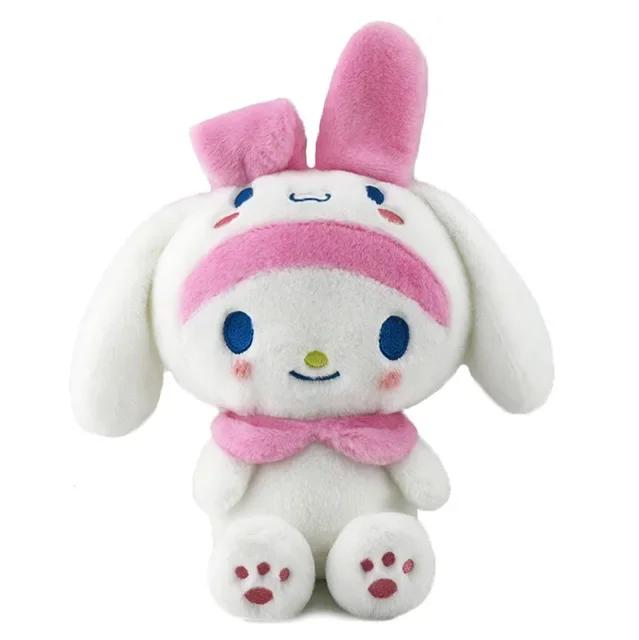 23CM Sanrio Kawali Tiger Kuromi Hello Kitty My Melody Cinnamoroll Plush Pillow Anime Kid Toy Cartoon Collection Gift