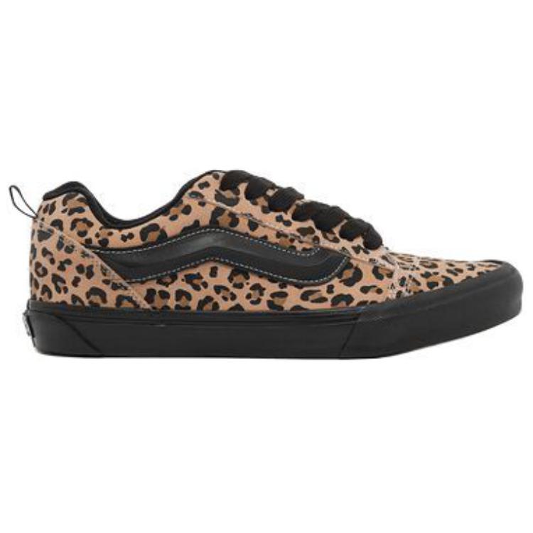Vans Knu Skool Comfortable Soft Low Top Skate Shoes Women Sneaker Black Yellow VN000CS0BMA1