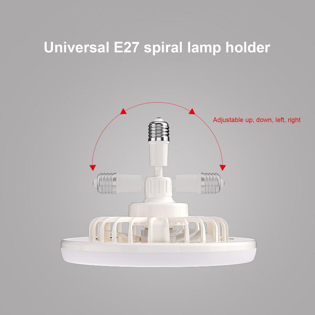 Modern Aromatherapy Fan Light E27 Hanging Light with Fan for Bedroom Living Room with Remote