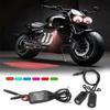 2Pcs Motorcycle LED Underbody Light Projector Ghost Angel Wings Laser Light Waterproof Ambient Accessories