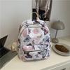 Beautiful butterfly printing casual large-capacity student schoolbag going out for leisure commuting versatile backpack backpack