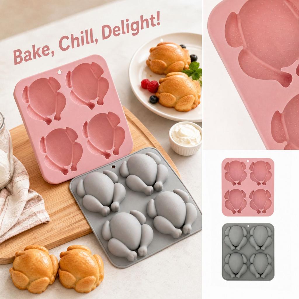 Türkei Silikon für Harzguss, Backen, Schokolade, Süßigkeiten und Babynahrung