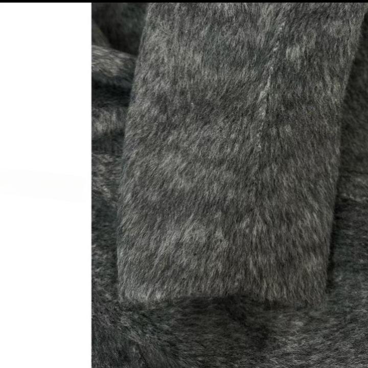 Modischer kurzer Wollmantel für Damen mit doppelseitigem Design