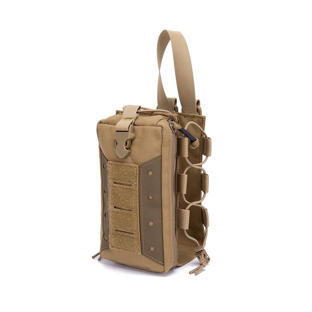 EDC Water Bottle Pouch Canteen Molle Sports Phone Holder  Camping Hiking Fishing Supplies
