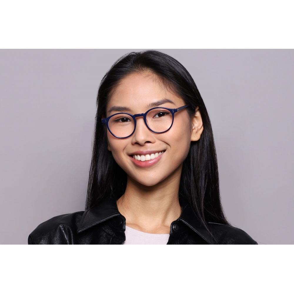 Full Rim Oval Blue Red Smartbuy Collection Blink Am74f Fashion Unisex Eyeglasses