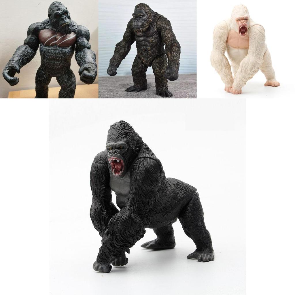 Original Bandai Shm King Kong Gorilla Model Toys Exquisite Action Figure For Childrens Gifts