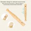 Wooden Recorders 6 Holes Clarinet Music Flute Kids Educational Toy Wooden Flute