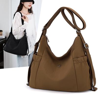 Spring New Simple Large-capacity Messenger Bag Simple and Fashionable Women's Shoulder Bag Texture Trendy Underarm Bag