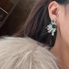 Art Deco Style Green Stone Statement Earrings for Women Formal Jewelry