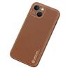 Dux Ducis Yolo Premium iPhone 14 Plus Case - Elegant Brown Eco-Leather Cover