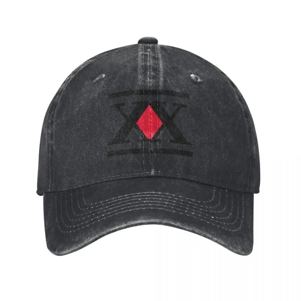 XX Anime Hunter X Hunter Baseball Caps Retro Distressed Denim Sun Cap for Men Women Outdoor All Seasons Travel Caps Hat