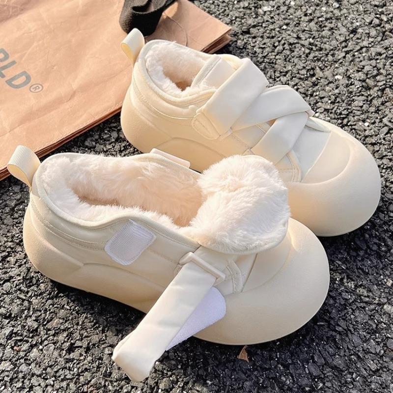 

Зимний бархат новые маленькие белые туфли на одной педали универсальные ленивые туфли женские теплые нишевые повседневные туфли 40