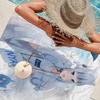 A-Amashiro Natsuki Microfiber Beach Towel Absorbent Quick Dry Soft Yoga Swimming Resort Mountain Climbing Towel