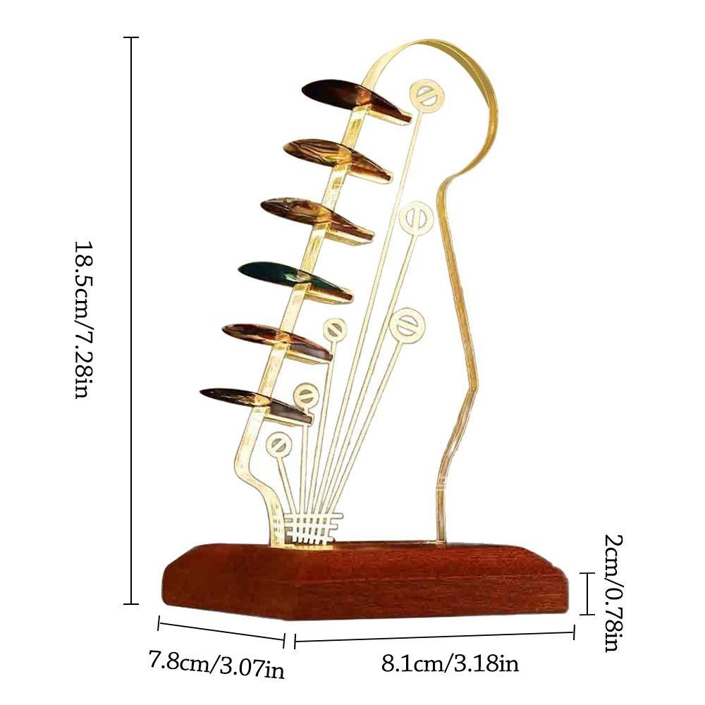 Wooden Base Guitar Rack Storage Light Rack  for MusicEnthusiasts