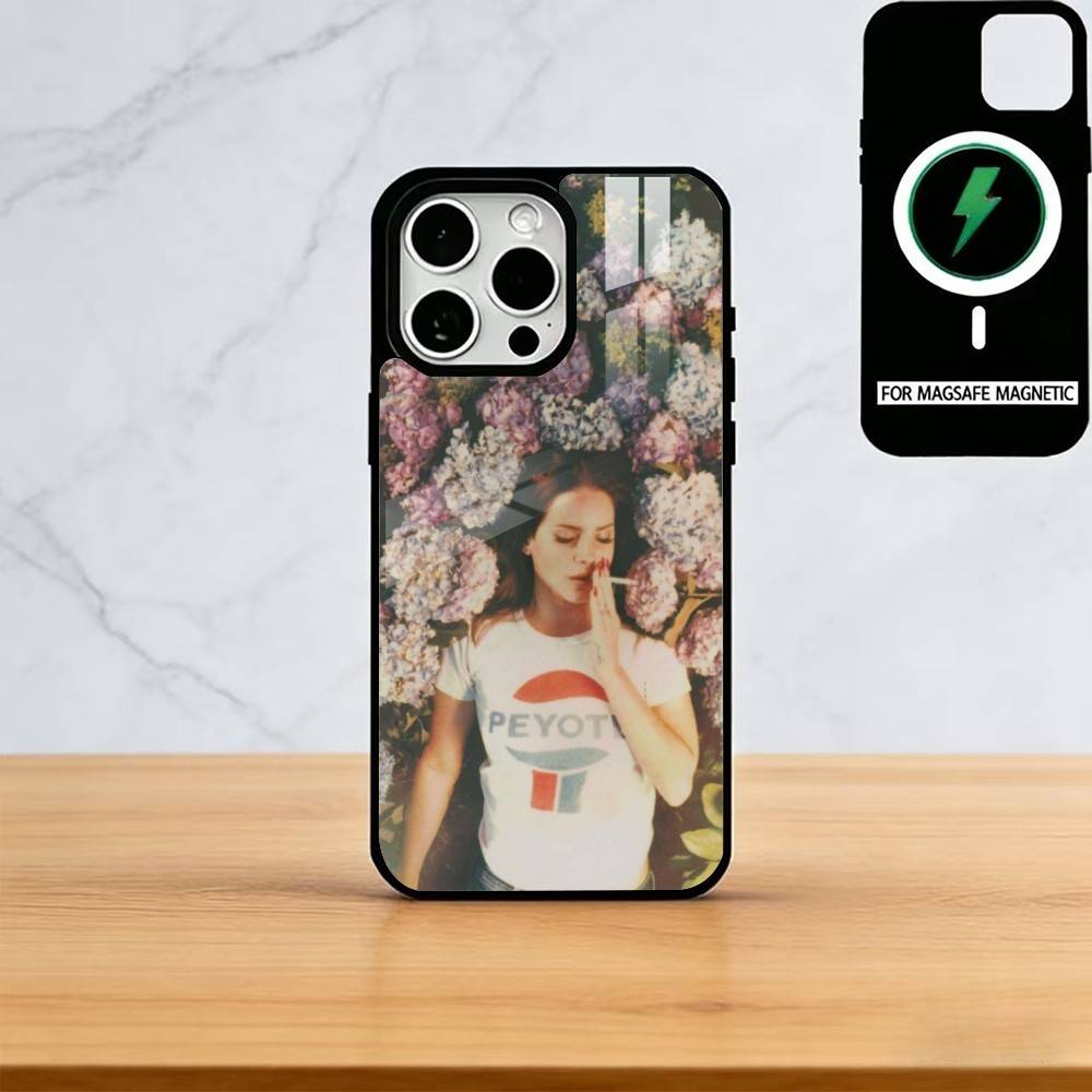 Lanas-w-Del-R-Rey Phone Case For iPhone17,16,15,14,13,12,11 Plus,Pro Magnetic with Magsafe Wireless Charging