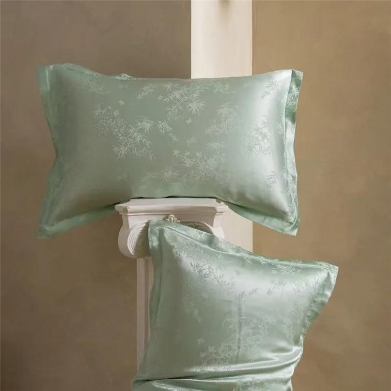 100% Jedwab Morwowy Chiński Styl Żakardowy Naturalny Jedwab Poszewka na Poduszkę 40mm Wysokiej Jakości Poszewka na Poduszkę Pielęgnacja Piękna Skóry Poszewka na Poduszkę