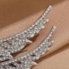 Women Alloy Brooch Pin, Wings Shape Lapel Badge with Sparkling Rhinestones, Brooch Versatile Accessory for Sweaters Collars Hats Bags Coats Scarves