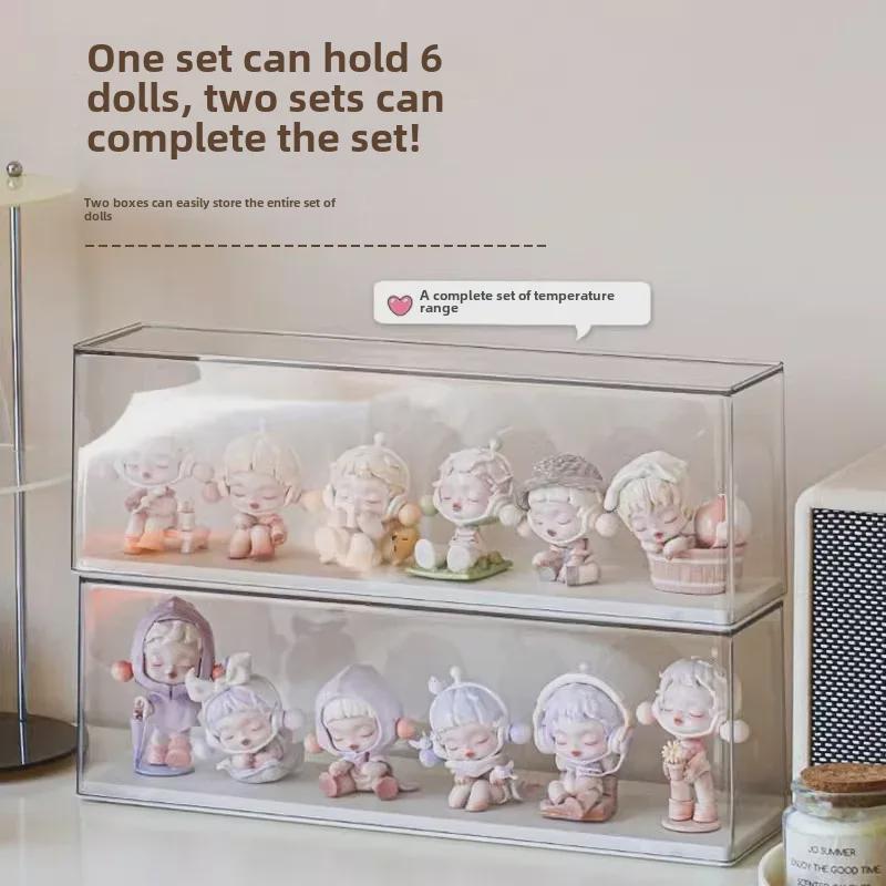Acrylic Dustproof Display Stand for Figures and Lego by Bubble Mart