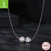 Rose Light Luxury Moissanite Clavicle Chain, Natural Pearl Premium S925 Sterling Silver Necklace
