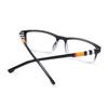New Anti-Blue Light Reading Glasses for Women Men Fashion Striped PC Frame Readers Eyewear Eye Protection Presbyopia Eyeglasses