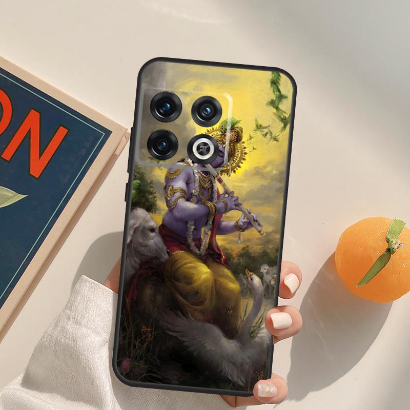 Indian God Lord Krishna Case For OnePlus 15 13 12 11 13R 12R 10T 8T 13T OnePlus Nord 5 CE 3 2 4 Lite N20 N30 Cover