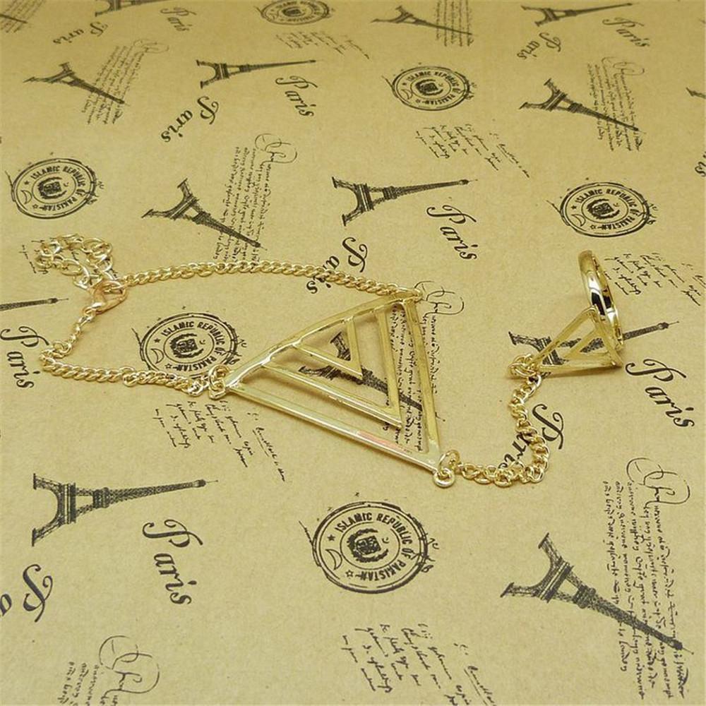 

JYL TS Bracelet Hollow Diamond Ring Combo Attracts Versatile Blessings Gold яскраві бордовий колір