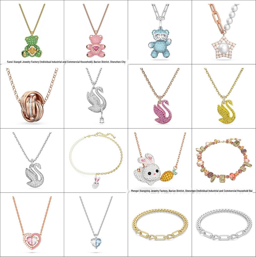 Idyllia Flower Dopamine Jewelry Set: Necklace, Bracelet, Earrings, Ring with Austria Crystals