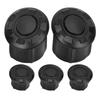 Frame Hole Cover Cap Motorcycle Frame Hole Cover Cap Plug Kit Decoration for B.M.W R1200GS LC Adventure 2014-2018 Black