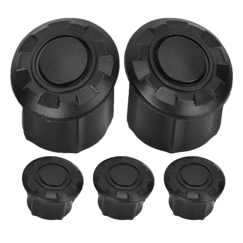 Frame Hole Cover Cap Motorcycle Frame Hole Cover Cap Plug Kit Decoration for B.M.W R1200GS LC Adventure 2014-2018 Black