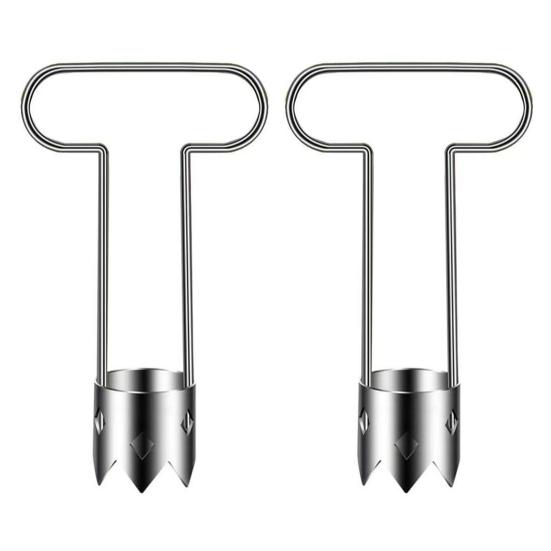 Entkerner für Obst und Gemüse, Paprika-Entkerner, gezackte Klinge, Birnen, Ananas, Kernentferner