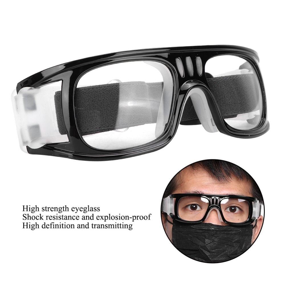 Adjustable Strap Protective Glasses Shock Lens Sports Goggles  Basketball Training