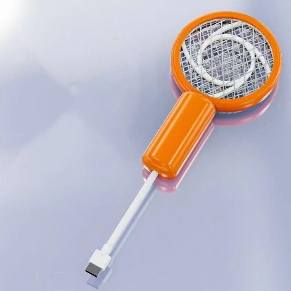 Portable Mini Mosquito Killer Plastic USB Mosquito Swatter Electric Mosquito Swatter Picnic оранжевый