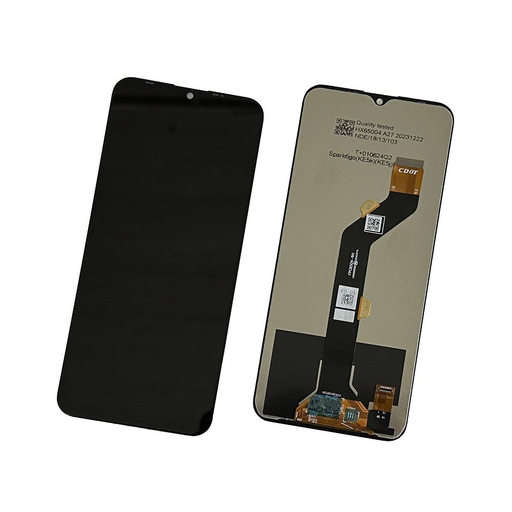 LCD Screen and Digitizer Full Assembly For Tecno Spark 6 Go KE5j KE5k