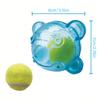 Interactive Dog Chewing Toy Ball with Squeaky Sound and High Bounce for Active Pet Chewing Teething Exercise Toy
