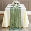 Balinese Pleated Fabric Table Flag Bohemian  Pleated Wedding Table Flag Tablecloth Banquet Decoration