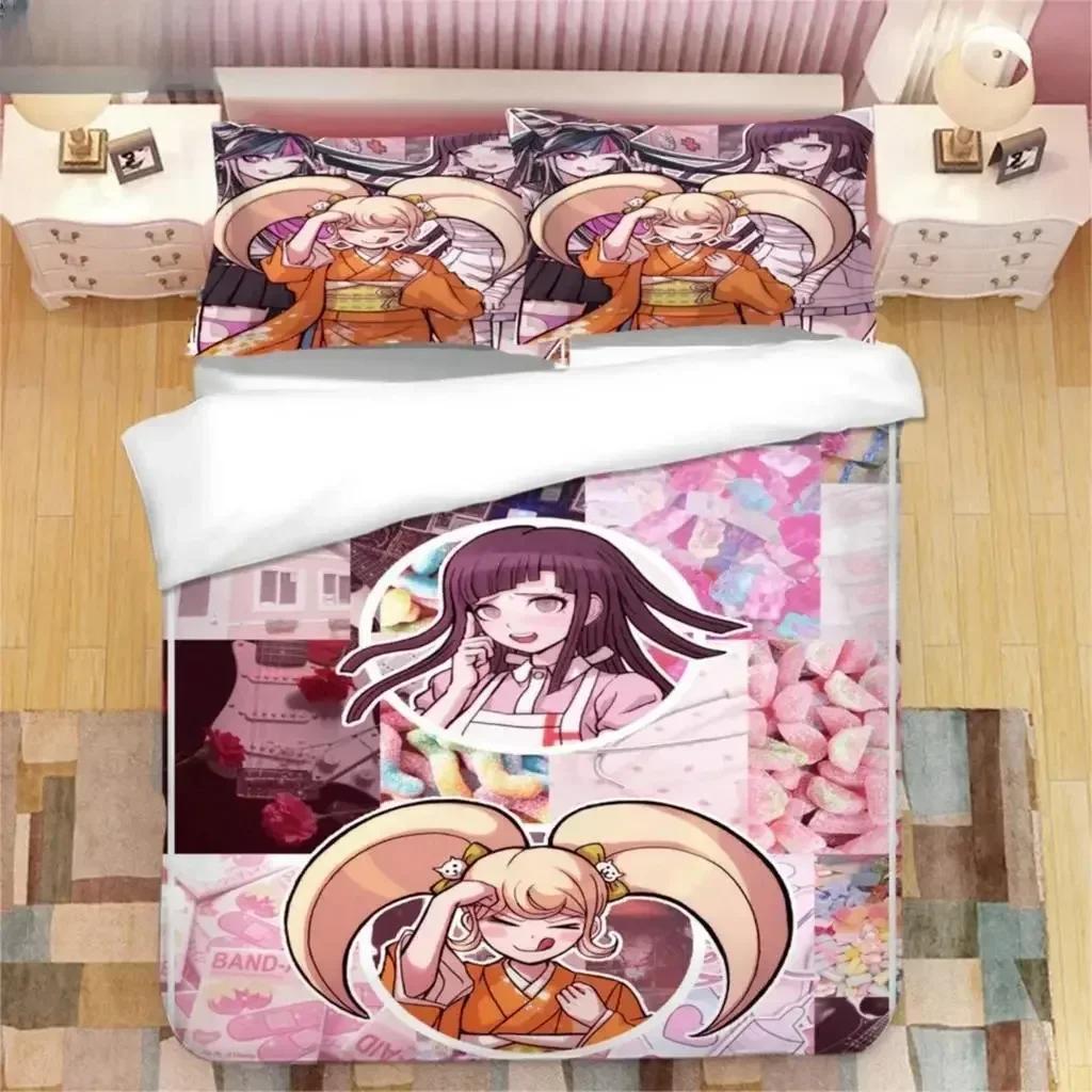 

Новий Модний Ігровий Аніме Hiyoko X Ibuki Комплект Постільної Білизни З Малюнком Наволочка Покривало На Ковдру М яке Розмір Queen King Постільна Білизна Для Дому 228x228cm