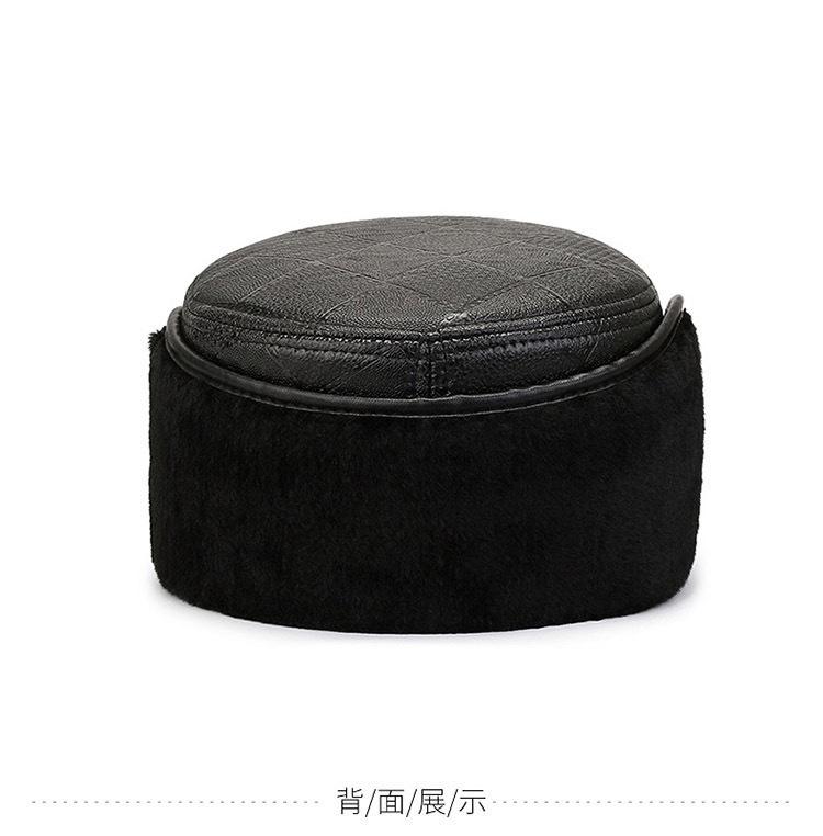 Middle Aged And Elderly Men's Winter Warm Hat Flat Top Hat