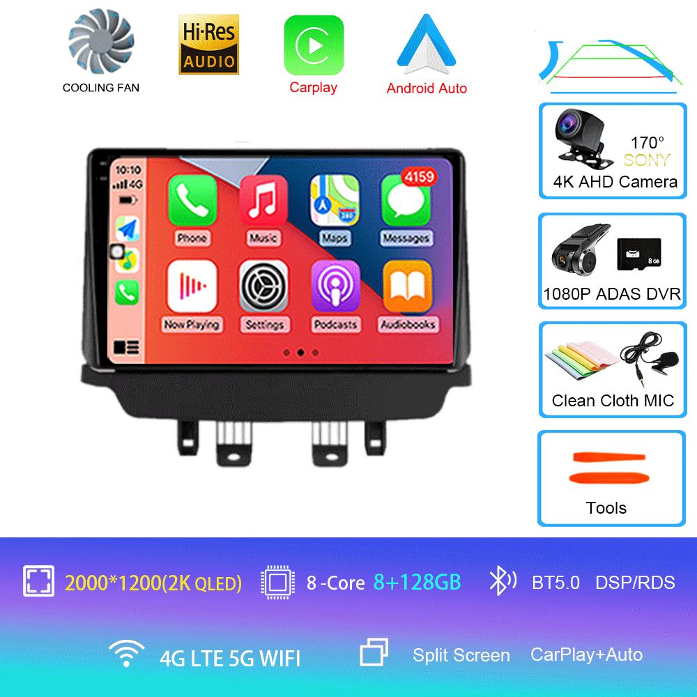 Android 14 Car Radio For Mazda CX-3 CX3 2 DK 2014 - 2021 Navigation GPS Multimedia Player WIFI Stereo Video BT Wireless Carplay