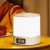 Portable Clock Night Light Dimmable Light Desk Lamp Bedside Table Lamp  Bedroom Lighting