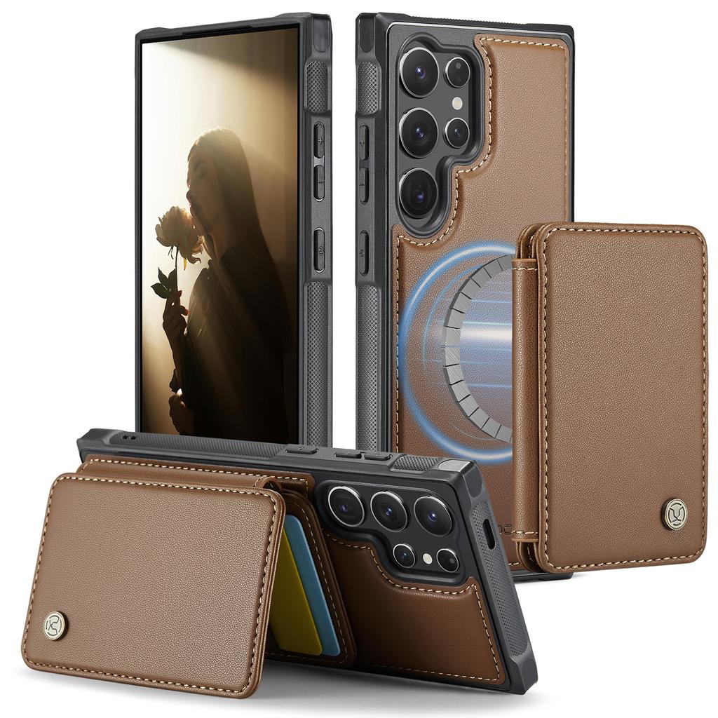 2 in 1 Detachable Magnetic Cards Solt Wallet Leather Case For Samsung S25 Ultra S24 Plus S23 S22 A16 A26 A36 A56 A06 A17 Cover
