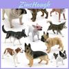 Pvc Dog Model Collection With Realistic Animal Figures For Home Decor And Collectors