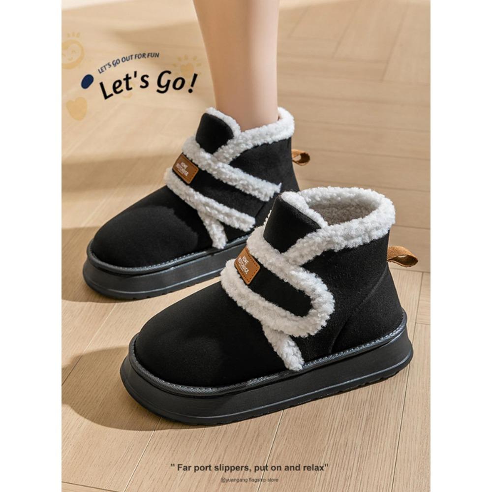 2025 New Women's Winter Snow Boots with Thickened Velvet Lining for Non-Slip, Warmth, and Comfort