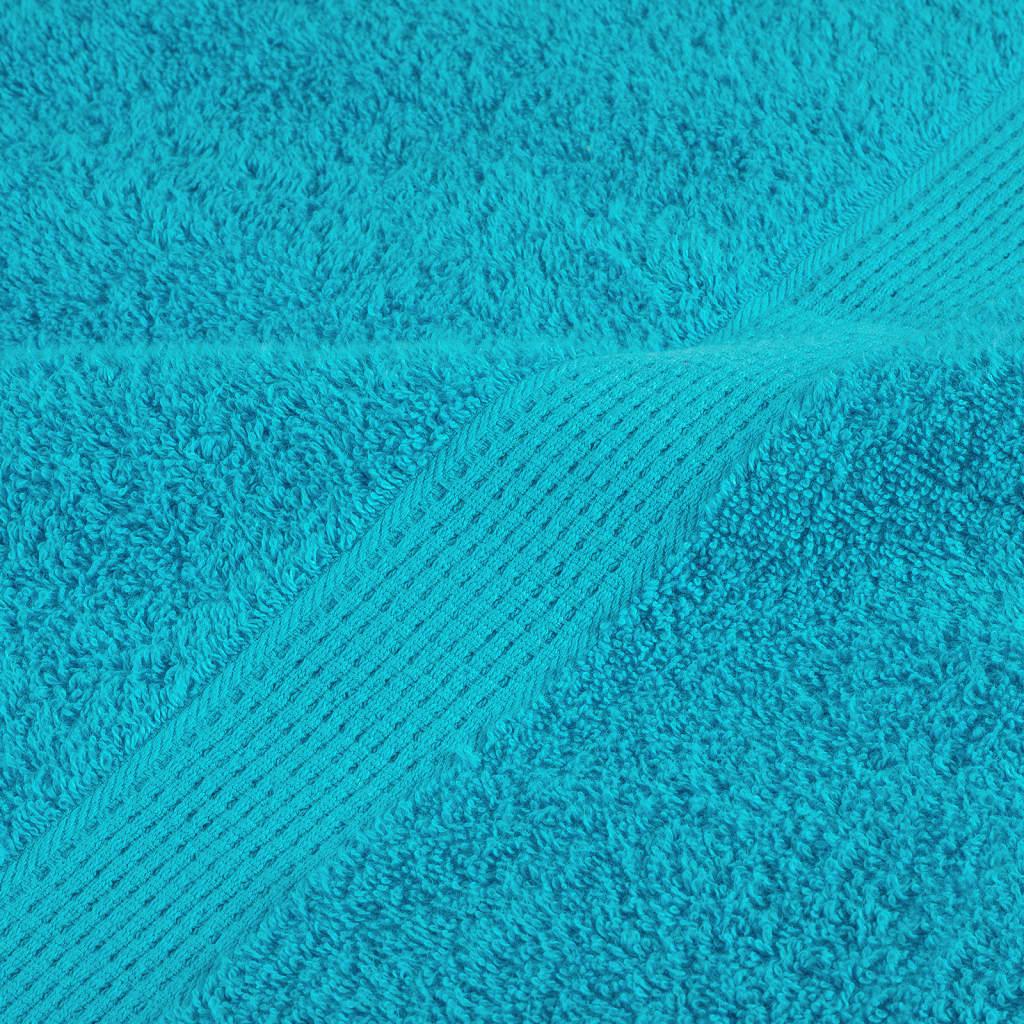 Vidaxl Ręczniki Premium Solund 4 Szt. Turkusowe, 100X200 Cm, 600 G/Cm²