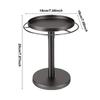 360 Rotating Sunglass Storage Organizer Stainless Steel Sunglasses Holder with Tray Multiple Eyewear Display stand for Tabletop