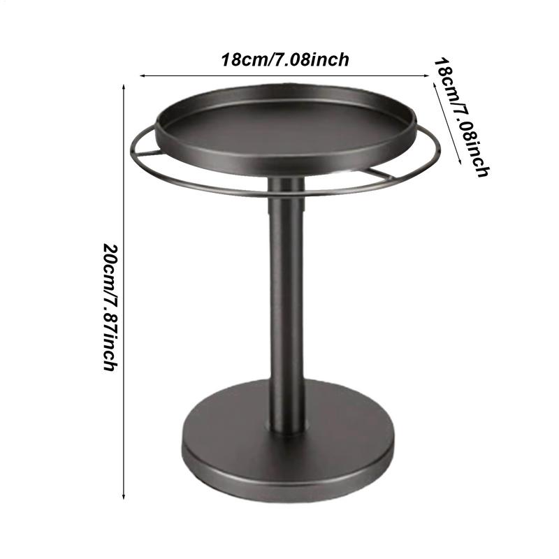 360 Rotating Sunglass Storage Organizer Stainless Steel Sunglasses Holder with Tray Multiple Eyewear Display stand for Tabletop