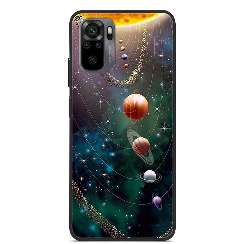 Dla Xiaomi Redmi Note 10S Case silikonowa tylna okładka etui na telefony dla Xiaomi Redmi Note10T 2021 miękki futerał uwaga 10S 10T 10 T S Coque