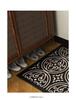 Elegant Retro Non-slip Door Mat - Wear-resistant, Cuttable Polypropylene