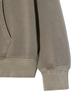 Yale Y Logo Pigment Zip-Up Hoodie Beige